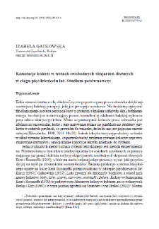 Color connotations in free word association tests over fifty years. A comparative study