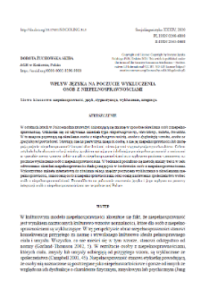 The Influence of Language on the Feeling of Exclusion of People with Disabilities