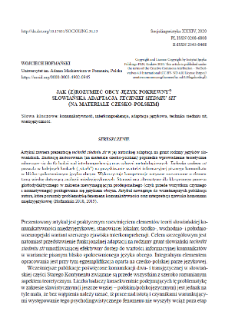 How to Understand a Foreign Cognate Language? Slavic Adaptation of The Seven Sieves Technique(Based on Czech-Polish Material)