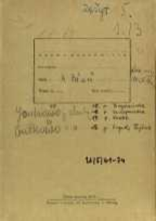 Zeszyty z badań gwarowych; U/5