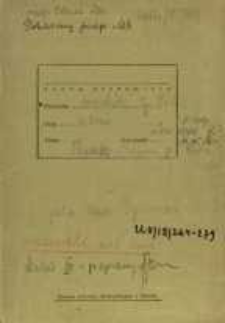 Zeszyty z badań gwarowych; Ux/18