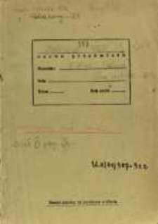 Zeszyty z badań gwarowych; Ux/21