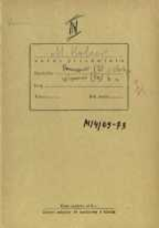 Zeszyty z badań gwarowych; M/4