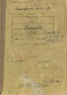 Zeszyty z badań gwarowych; Sx/1