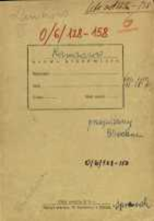 Zeszyty z badań gwarowych; O/6