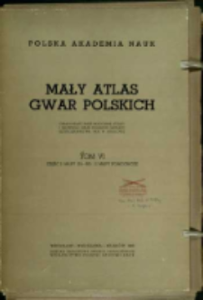 Mały atlas gwar polskich. T. 6, cz.1. Mapy 251 - 300.