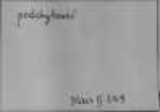 Kartoteka Słownika Gwar Polskich; PODCHYBOWAĆ-PODKŁADANKA