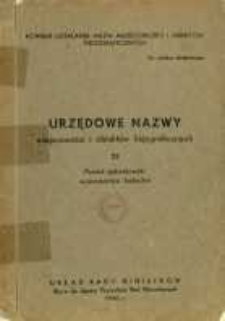 Urzędowe nazwy miejscowości i obiektów fizjograficznych; Nr 21, Powiat jędrzejowski województwo kieleckie