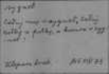 Kartoteka Słownika Gwar Polskich; SYGNET - SZACOWAĆ SIĘ