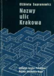 Nazwy ulic Krakowa