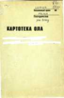 Kartoteka Ogólnosłowiańskiego atlasu językowego (OLA); Lubsza (277)