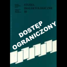 Studia dialektologiczne. [T.] 3