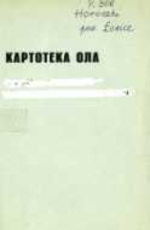 Kartoteka Ogólnosłowiańskiego atlasu językowego (OLA); Horoszki (306)