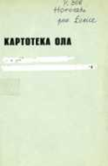 Kartoteka Og&oacute;lnosłowiańskiego atlasu językowego (OLA); Horoszki (306)