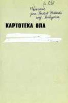 Kartoteka Ogólnosłowiańskiego atlasu językowego (OLA); Woronie (298)