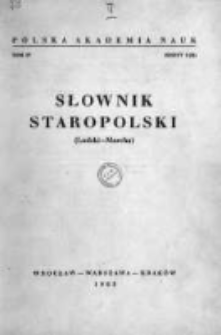 Słownik staropolski. T. 4 z. 2 (21), (Ludzki-Marcha)