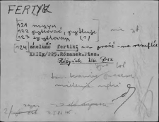Kartoteka Słownika Gwar Ostr&oacute;dzkiego, Warmii i Mazur; Fertyk - Garniec