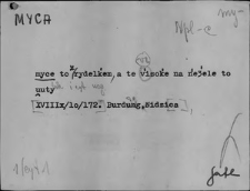 Kartoteka Słownika Gwar Ostr&oacute;dzkiego, Warmii i Mazur, Myca - Na1