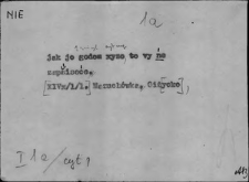 Kartoteka Słownika Gwar Ostr&oacute;dzkiego, Warmii i Mazur, Nie