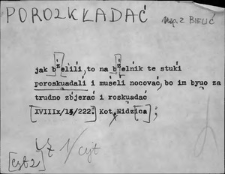 Kartoteka Słownika Gwar Ostr&oacute;dzkiego, Warmii i Mazur, Porozkładać - Pyziać