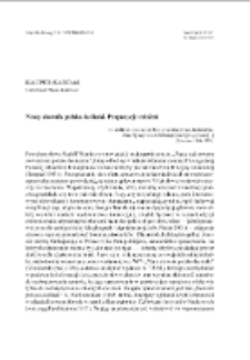 Some assumptions for a project of the new Polish-Latin dictionary