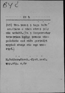 Kartoteka Słownika języka polskiego XVII i 1. połowy XVIII wieku; Być8