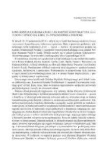Konferencja naukowa "Gwara i jej wartość komunikacyjna, kulturowa i społeczna", Ł&oacute;dź, 18&ndash;19 października 2016 roku