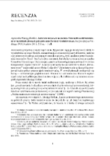Agnieszka Maciąg-Fiedler, Astrorum divina ars et scientia. Słownictwo astronomiczne w łacińskich pismach polskich autor&oacute;w doby średniowiecza, Instytut Języka Polskiego PAN, Krak&oacute;w 2016, 211 ss. + 1 nlb. [recenzja]
