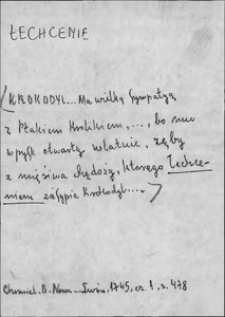 Kartoteka Słownika języka polskiego XVII i 1. połowy XVIII wieku; Łechcenie - Ł&oacute;dnik