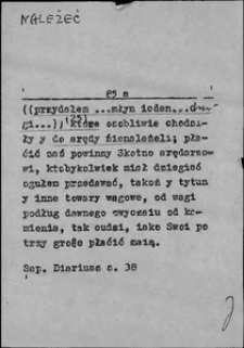 Kartoteka Słownika języka polskiego XVII i 1. połowy XVIII wieku; Należeć2 - Nam&oacute;wka