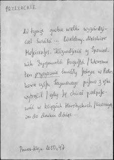 Kartoteka Słownika języka polskiego XVII i 1. połowy XVIII wieku; Przezacnie - Przy1