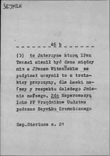 Kartoteka Słownika języka polskiego XVII i 1. połowy XVIII wieku; Sejmik2 - Sentencyjka