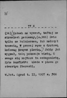 Kartoteka Słownika języka polskiego XVII i 1. połowy XVIII wieku; W8