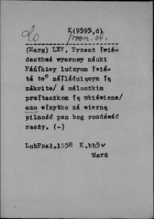 Kartoteka Słownika polszczyzny XVI w.; LubPsał - zaimek
