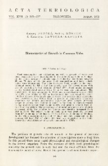 Bioenergetics of growth in common voles