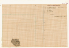 KZG, V 14 A, plan archeologiczny wykopu