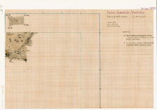 KZG, V 14 A, plan archeologiczny wykopu