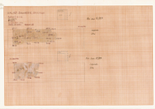 KZG, V 14 A, plan archeologiczny wykopu