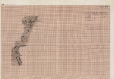 KZG, V 14 A, plan archeologiczny wykopu
