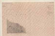 KZG, V 14 B, plan archeologiczny wykopu