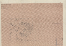 KZG, V 14 B, plan archeologiczny wykopu