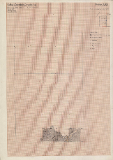 KZG, V 14 C, plan archeologiczny wykopu