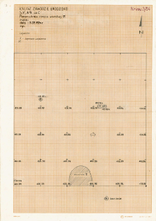 KZG, V 14 C, plan archeologiczny wykopu