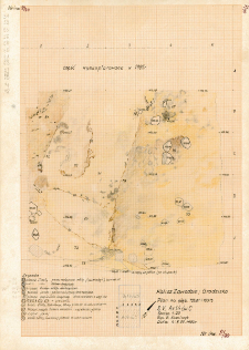 KZG, V 14 C, plan archeologiczny wykopu