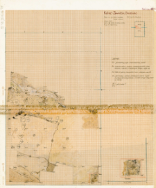 KZG, V 14 CD, plan archeologiczny wykopu