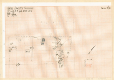 KZG, V 14 D, plan archeologiczny wykopu