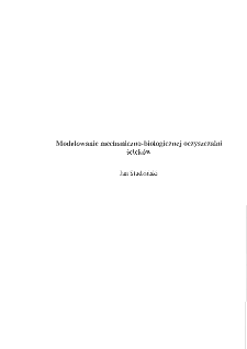Modelowanie mechaniczno - biologicznej oczyszczalni ściek&oacute;w