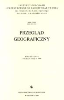 Przegląd Geograficzny T. 71 z. 3 (1999)