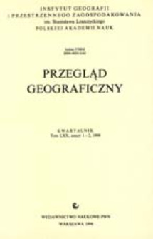 Przegląd Geograficzny T. 70 z. 1-2 (1998)