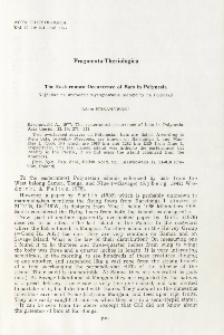 The easternmost occurrence of bats in Polynesia